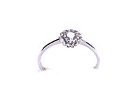 Anello Stocco Gioielli Donna in Oro bianco Zircone ANS 95 - ANS 95